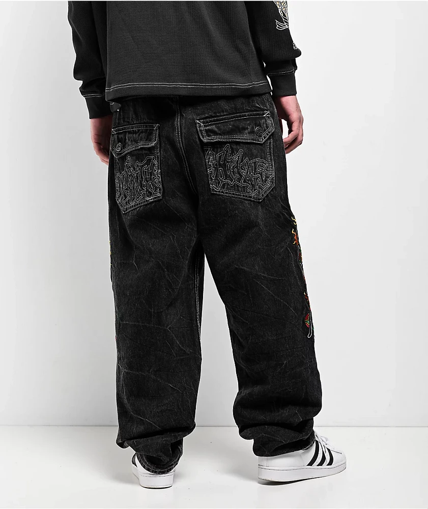 Ninth Hall Ambush Panther Black Wash Jeans