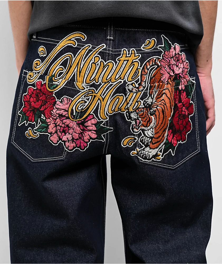 Ninth Hall Ambush Tiger Raw Indigo Jeans