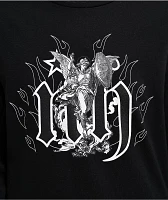 Ninth Hall Angels Black Long Sleeve T-Shirt