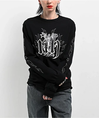 Ninth Hall Angels Black Long Sleeve T-Shirt