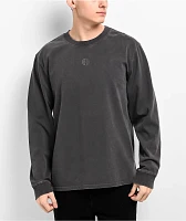 Ninth Hall Ash Black Boxy Long Sleeve T-Shirt