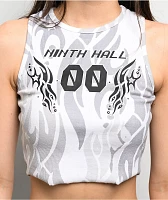 Ninth Hall Ashlee 00 White Crop Tank Top