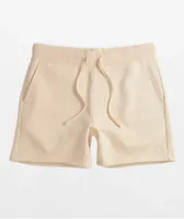 Ninth Hall Basic Tan Wash Sweat Shorts