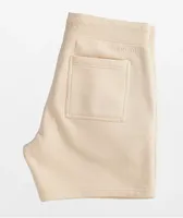 Ninth Hall Basic Tan Wash Sweat Shorts