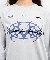 Ninth Hall Bennie Grey Wash Long Sleeve T-Shirt