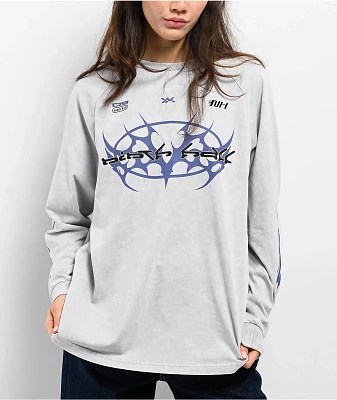 Ninth Hall Bennie Grey Wash Long Sleeve T-Shirt