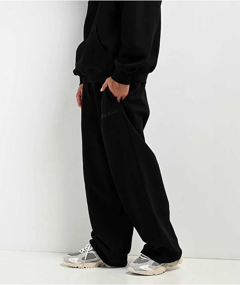 Ninth Hall Black Oversized Sweatpants