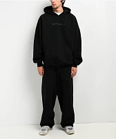 Ninth Hall Black Oversized Sweatpants