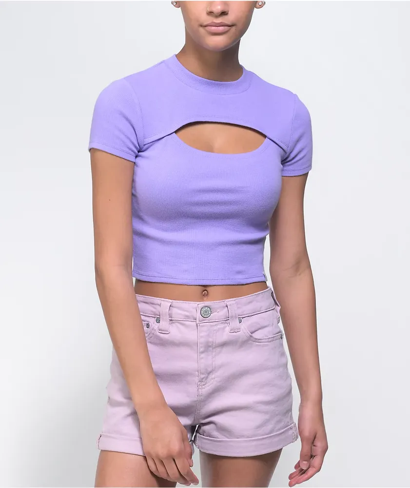 Cut-out Crop Top