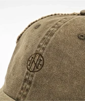 Ninth Hall Cypress Distressed Brown Strapback Hat