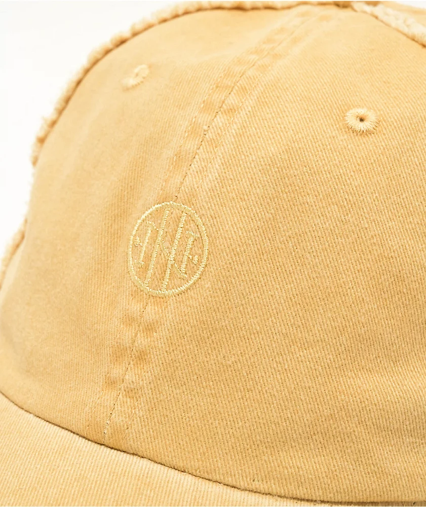 Ninth Hall Cypress Distressed Natural Strapback Hat