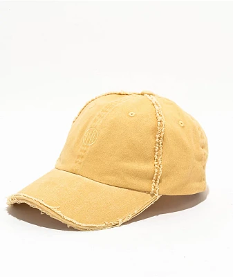 Ninth Hall Cypress Distressed Natural Strapback Hat