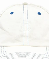 Ninth Hall Cypress Distressed White Strapback Hat