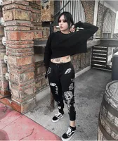 Ninth Hall Detention Black Jogger Sweatpants