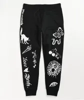 Ninth Hall Detention Black Jogger Sweatpants