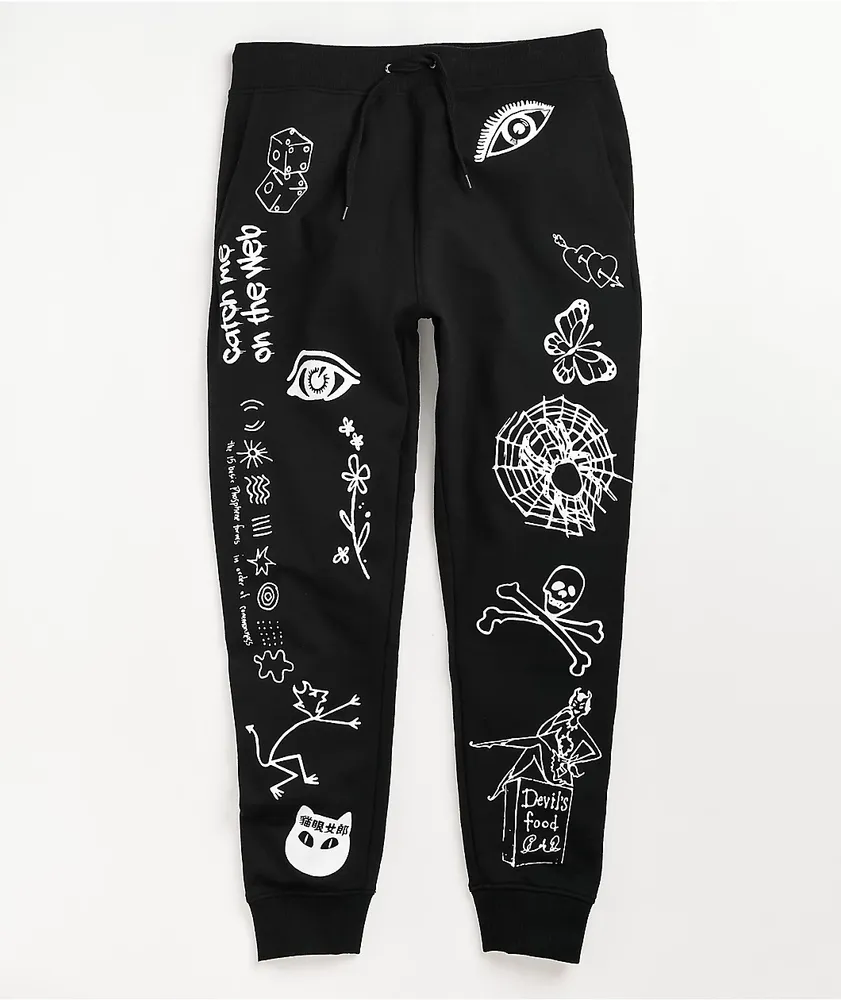 Ninth Hall Bandana Black Jogger Sweatpants