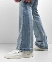 Ninth Hall Encino Signal Light Blue Flare Jeans