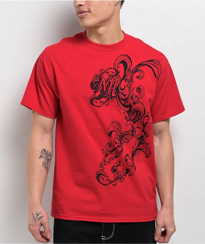 Ninth Hall Filigree Red T-Shirt