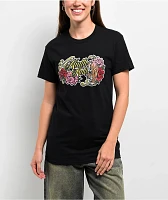 Ninth Hall Floral Tiger Black T-Shirt