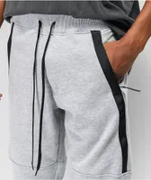 Ninth Hall Fume Heather Grey Moto Jogger Sweatpants