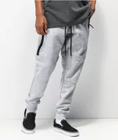 Ninth Hall Fume Heather Grey Moto Jogger Sweatpants