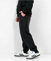 Ninth Hall Fundamental Black Wash Relaxed Sweatpants