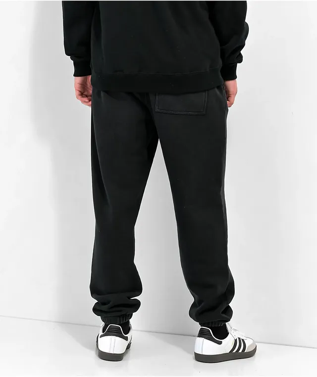 RSQ Premium Wash Black Jogger Sweatpants