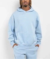 Ninth Hall Fundamental Light Blue Boxy Hoodie