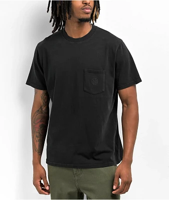 Ninth Hall Fundamentals Black Boxy Pocket T-Shirt