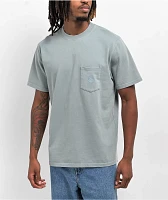 Ninth Hall Fundamentals Blue Boxy Pocket T-Shirt