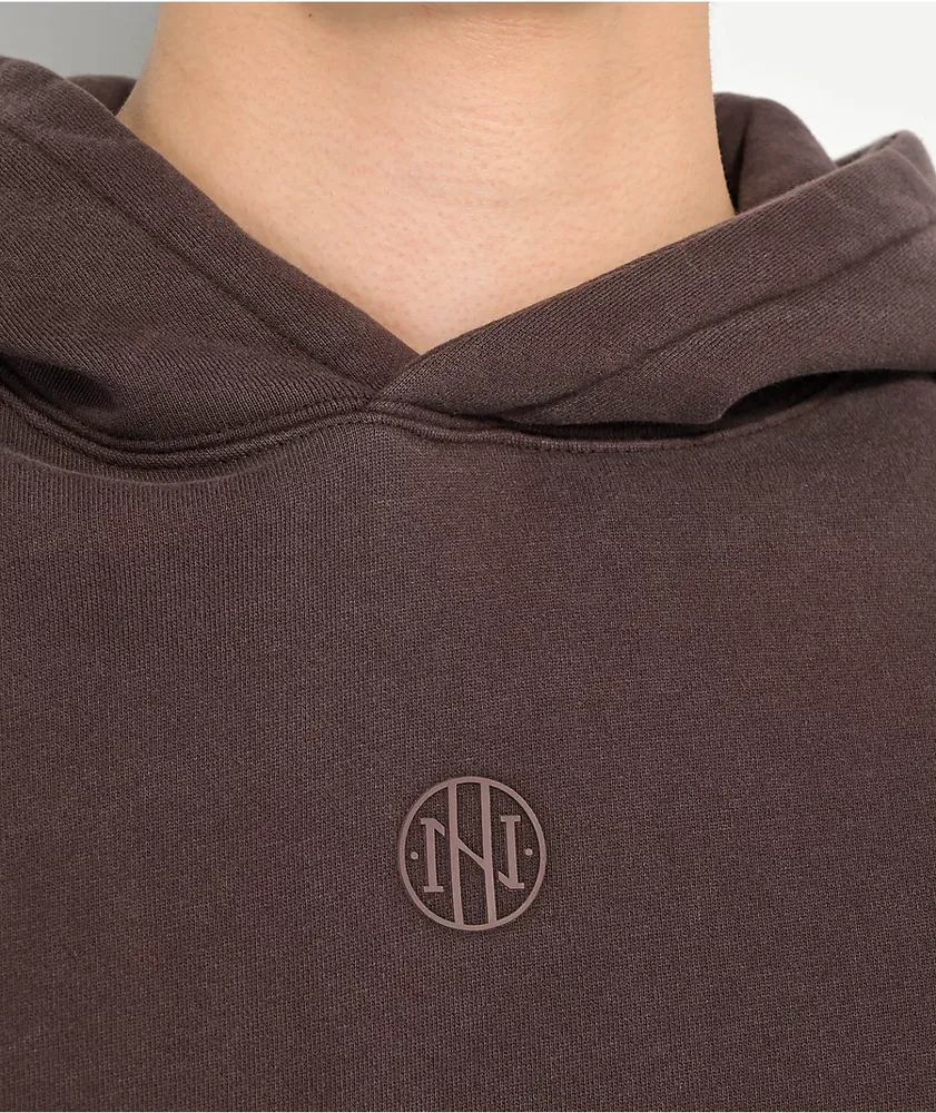 Ninth Hall Fundamentals Brown Wash Hoodie