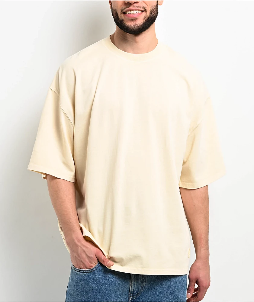 Ninth Hall Fundamentals Cream Oversized T-Shirt