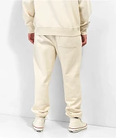 Ninth Hall Fundamentals Cream Relaxed Sweatpants