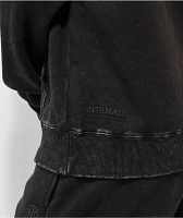 Ninth Hall Fundamentals Distressed Black Boxy Hoodie