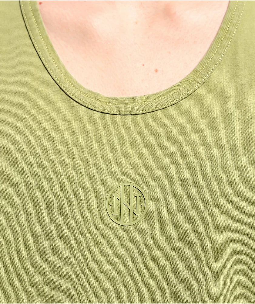 Ninth Hall Fundamentals Green Relaxed Tank Top