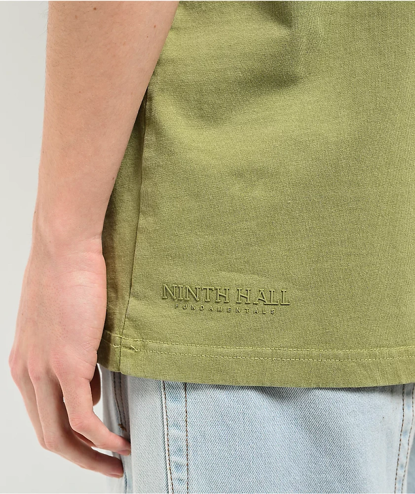 Ninth Hall Fundamentals Green Relaxed Tank Top