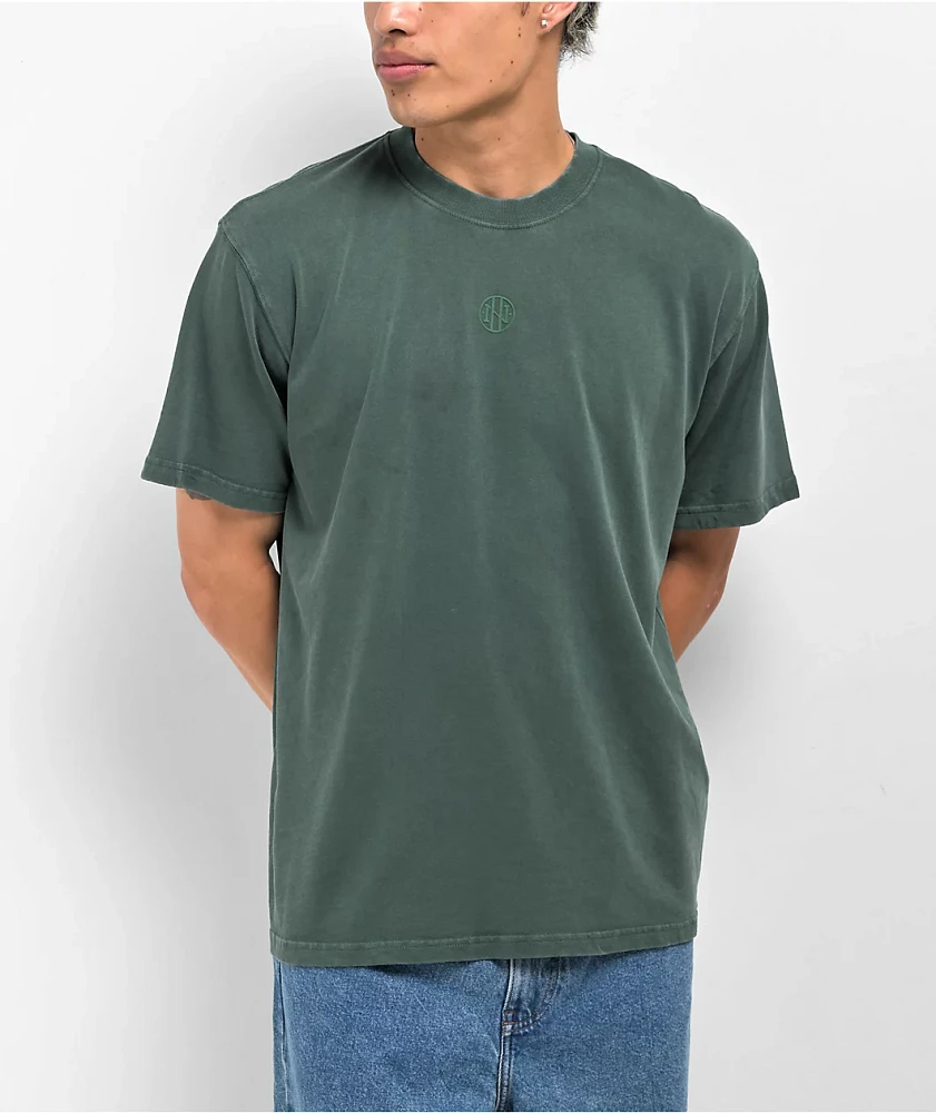 Ninth Hall Fundamentals Green Wash Boxy T-Shirt