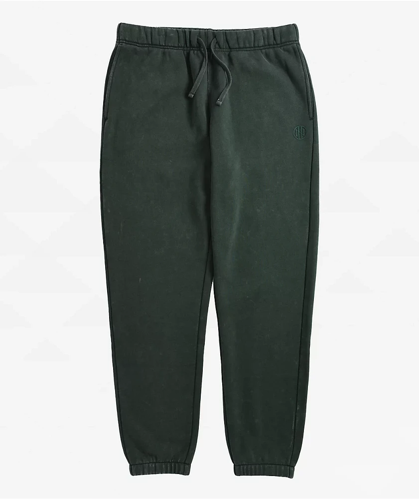 Ninth Hall Fundamentals Green Wash Relaxed Sweatpants