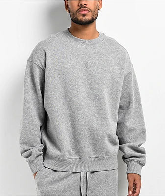 Ninth Hall Fundamentals Heather Grey Crewneck Sweatshirt