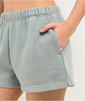 Ninth Hall Fundamentals Jara Blue Wash Relaxed Sweat Shorts