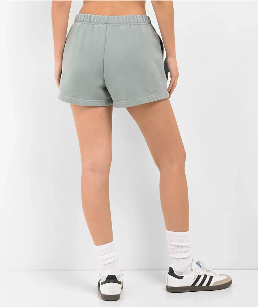 Ninth Hall Fundamentals Jara Blue Wash Relaxed Sweat Shorts