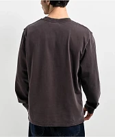 Ninth Hall Fundamentals Java Brown Boxy Long Sleeve T-Shirt