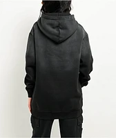 Ninth Hall Fundamentals Jayce Black Sun Bleached Oversized Hoodie 