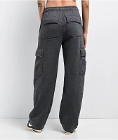 Ninth Hall Fundamentals Koa Heather Grey Cargo Relaxed Sweatpants