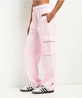 Ninth Hall Fundamentals Koa Pink Tulle Cargo Relaxed Sweatpants