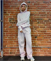 Ninth Hall Fundamentals Koa Pink Tulle Cargo Relaxed Sweatpants