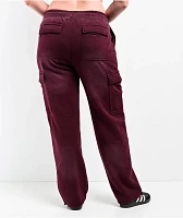 Ninth Hall Fundamentals Koa Port Royal Sunbleached Relaxed Cargo Sweatpants