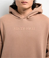 Ninth Hall Fundamentals Logo Chanterelle Oversized Hoodie