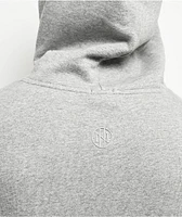 Ninth Hall Fundamentals Logo Grey Oversized Hoodie