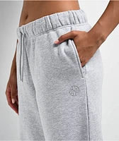 Ninth Hall Fundamentals Milla Heather Grey Relaxed Sweatpants